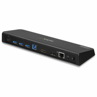 StarTech USB-A Docking Station με HDMI/DisplayPort 4K PD Ethernet και συνδεση 2 Οθονών Μαύρο (USB3DOCKHDPC)