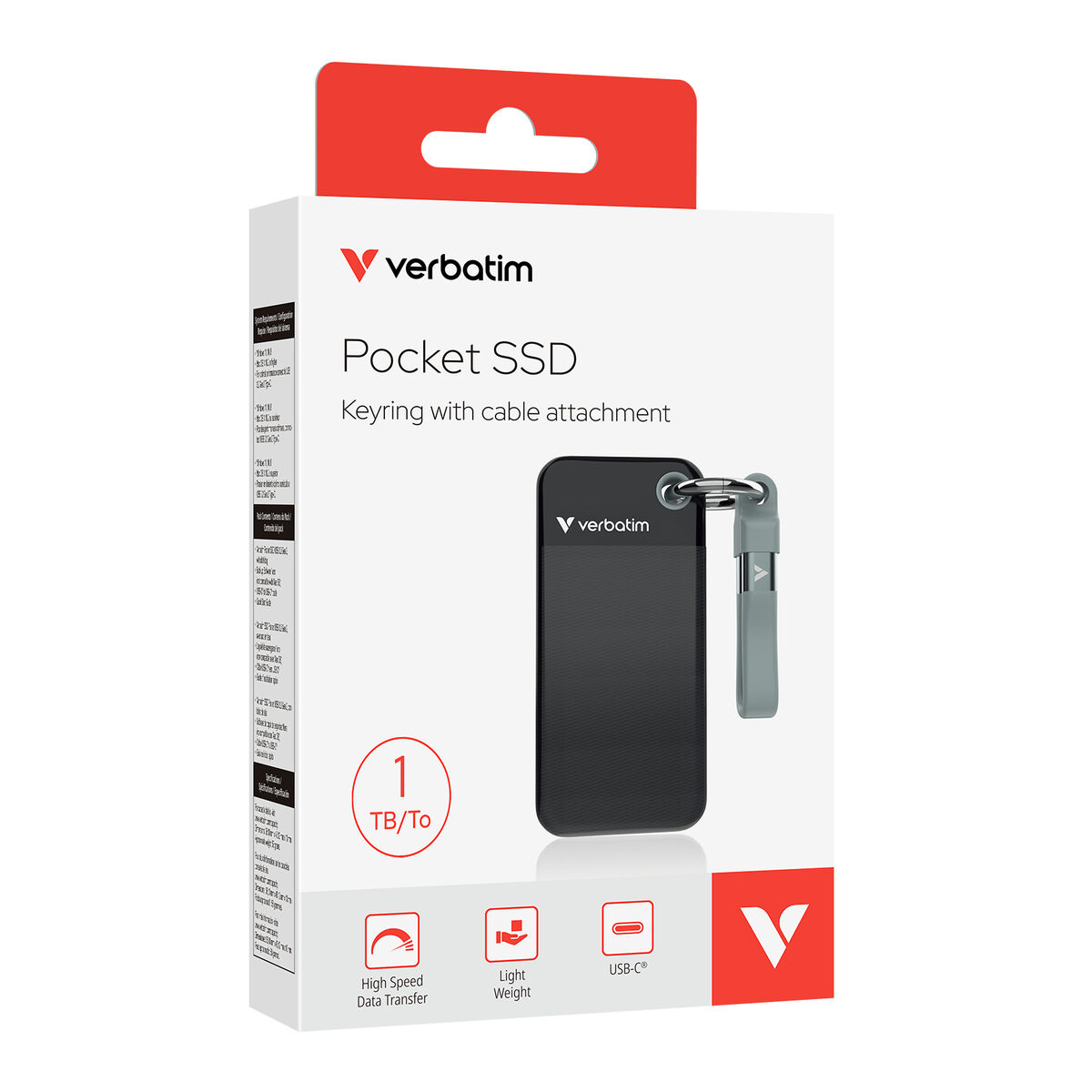 Εξωτερικός Σκληρός Δίσκος Verbatim 32190 1 TB SSD Τσέπη - Image 7