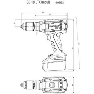 Metabo SB 18 LTX I Cordless Combi Drill
