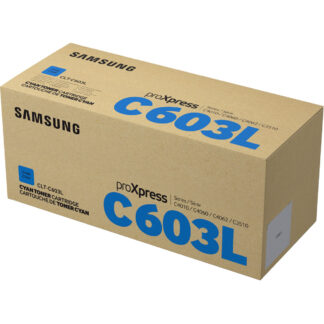 Samsung CLT-C603L Γνήσιο Toner Laser Εκτυπωτή Κυανό High Yield 10000 Σελίδων (SU080A)