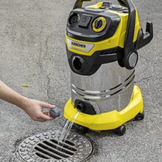 Karcher WD 6 P S V Σκούπα Υγρών / Στερεών 1300W με Ανοξείδωτο Κάδο 30lt