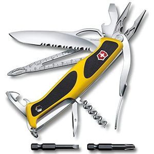 Victorinox Rangergrip Ελβετικός Σουγιάς Κίτρινος Συνολικού Μήκους 13εκ. με Λάμα από Ανοξείδωτο Ατσάλι σε Θήκη Κωδικός: 0.9798.MWC8