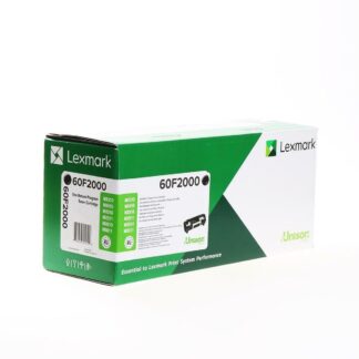 Lexmark 602 Γνήσιο Toner Laser Εκτυπωτή Μαύρο Return Program 2500 Σελίδων (60F2000)