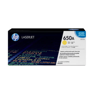 HP 650A Γνήσιο Toner Laser Εκτυπωτή Κίτρινο 15000 Σελίδων (CE272A)