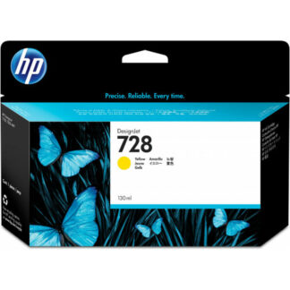 HP 728 Γνήσιο Μελάνι Εκτυπωτή InkJet Κίτρινο (F9J65A)