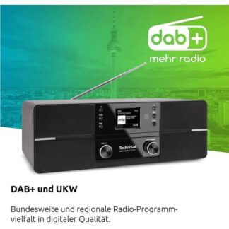 Technisat Ηχοσύστημα 2.0 DigitRadio 370 0000/3948 10W με CD Player και Bluetooth Μαύρο