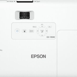Epson EB-1780W Projector 3LCD HD Απλής Λάμπας με Wi-Fi και Ενσωματωμένα Ηχεία Λευκός Κωδικός: V11H795040