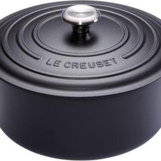 Le Creuset Signature Βαθιά Κατσαρόλα από Μαντέμι 24cm Black Κωδικός: 21177240000430