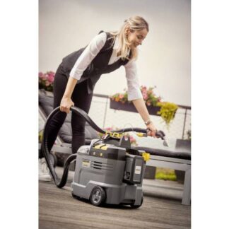 Karcher Puzzi 9/1 Bp Adv Επαναφορτιζόμενη Σκούπα Υγρών / Στερεών Χωρίς Φορτιστή και Μπαταρία με Πλαστικό Κάδο 9lt