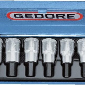 Gedore Καρυδάκια με Μύτες Allen και Καρέ Υποδοχής 1/2'' Σετ 9τμχ