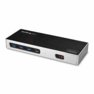 StarTech USB-C Docking Station με HDMI/DisplayPort 4K PD Ethernet Μαύρο (DK30A2DH)