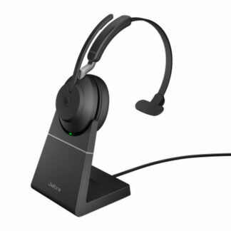 Jabra Evolve2 65 VOIP Headset Link380a MS Mono Desk Stand Black (26599-899-989)