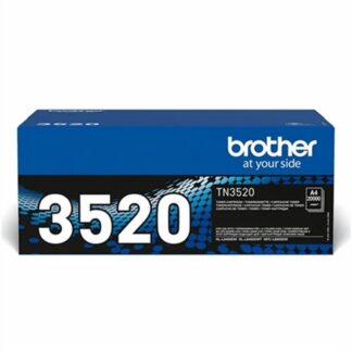 Brother TN-3520 Γνήσιο Toner Laser Εκτυπωτή Μαύρο High Yield 20000 Σελίδων (TN-3520)