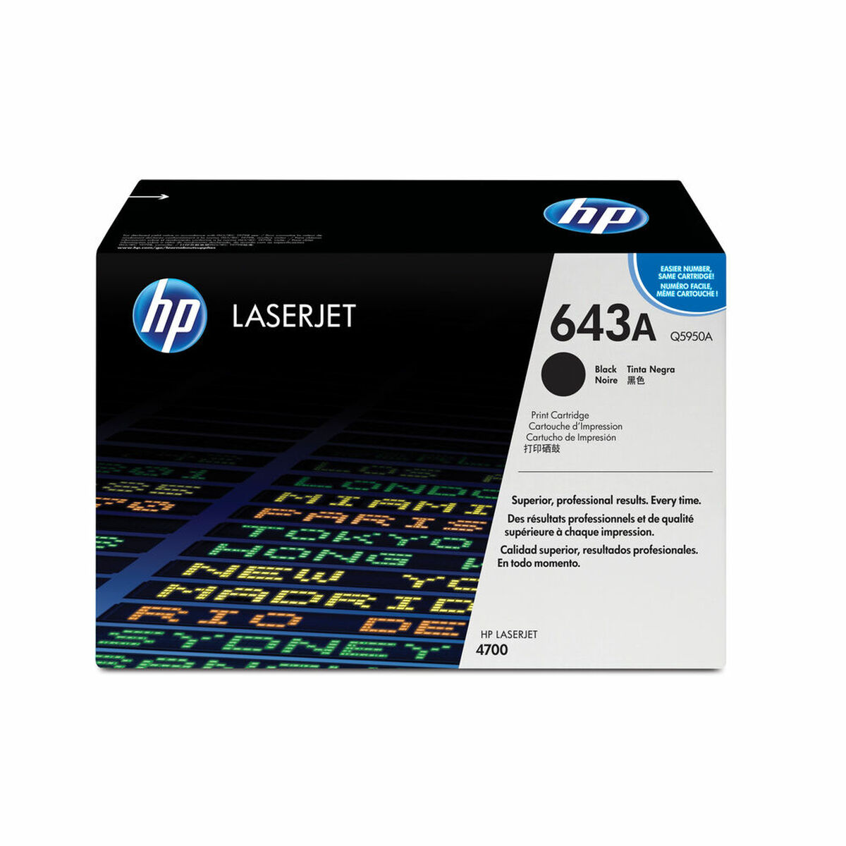 HP 643A Γνήσιο Toner Laser Εκτυπωτή Μαύρο 11000 Σελίδων (Q5950A)