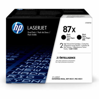 HP 87X Γνήσιο Multipack Toner Laser Εκτυπωτή Μαύρο High Capacity 2τμχ (CF287XD)