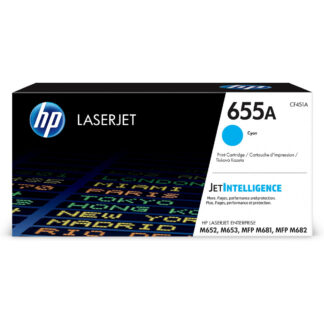 HP 655A Γνήσιο Toner Laser Εκτυπωτή Κυανό 10500 Σελίδων (CF451A)