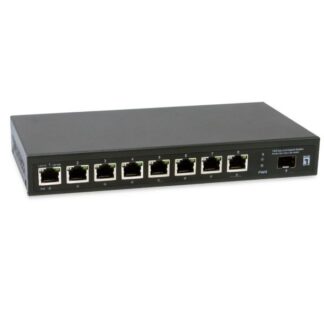 Level One GEP-0925 Unmanaged L2 PoE+ Switch με 8 Θύρες Ethernet και 1 SFP Θύρα
