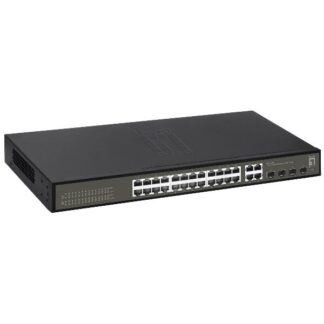 Level One GES-2128 Hilbert Managed L2 Switch με 24 Θύρες Gigabit (1Gbps) Ethernet και 4 SFP Θύρες