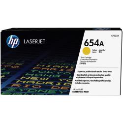 HP 654A Γνήσιο Toner Laser Εκτυπωτή Κίτρινο 15000 Σελίδων (CF332A)