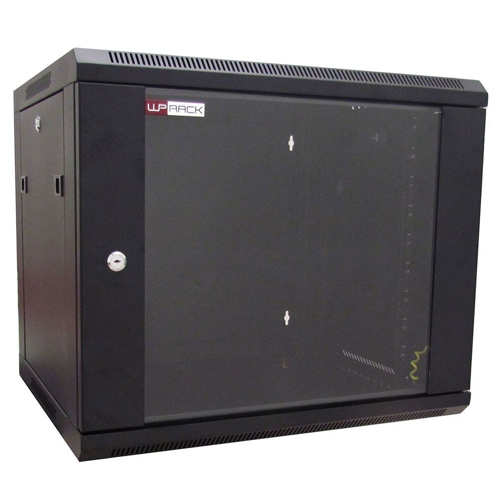 WP Wall-mounted Rack Cabinet WPN-RWB-12606- 12 U 600 x 600 x 635 mm Μαύρο - Image 2