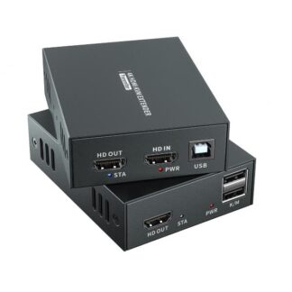 LEVELONE HVE-8111 - EXTENDER KIT HDMI 4K OVER CAT6 100m, Estensione USB