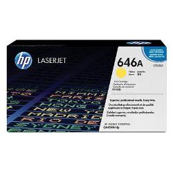 HP 646A Γνήσιο Toner Laser Εκτυπωτή Κίτρινο 12500 Σελίδων (CF032A)