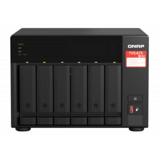 TVS-675-8G 6-BAY NAS  ZHAOXIN KX-U6580 8C/8T 2.5GHZ  8GB DDR4 RAM (2 X SODIMM    SLOTS  MAX. 64GB)