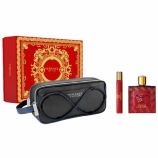 Versace Eros Flame Ανδρικό Σετ με Eau de Parfum 3τμχ