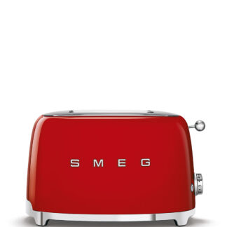 Smeg Φρυγανιέρα 2 Θέσεων 950W Κόκκινη Κωδικός: TSF01RDEU
