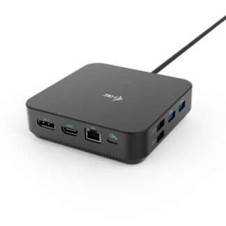 i-tec USB-C Docking Station με HDMI/DisplayPort 4K PD Ethernet και συνδεση 3 Οθονών Μαύρο (C31TRIPLE4KDOCKPDPRO)