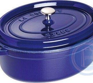 Staub Oval Cocotte Βαθιά Κατσαρόλα από Μαντέμι 4.2lt / 29cm Dark Blue Κωδικός: 40510-288-0