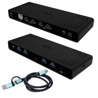 I-tec I-tec Universal Dual 4k Display Station Docking 2xdp 2xhdmi Lan Audio Power Delivery 85w 14176914 8595611707100