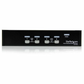 StarTech 4 Port Professional VGA USB KVM Switch with Hub