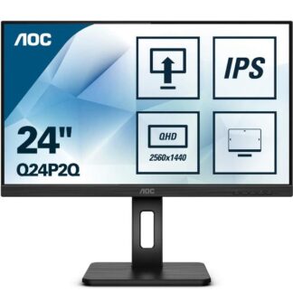 AOC Q24P2Q IPS Monitor 23.8" QHD 2560x1440 με Χρόνο Απόκρισης 4ms GTG