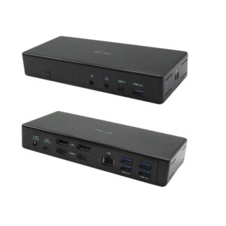 i-tec USB-C Docking Station με HDMI/DisplayPort 4K PD Ethernet και σύνδεση 2 Οθονών Μαύρο