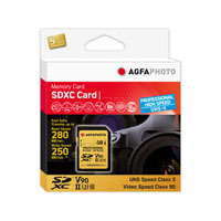 AgfaPhoto SDXC UHS II      128GB Professional High Speed U3 V90