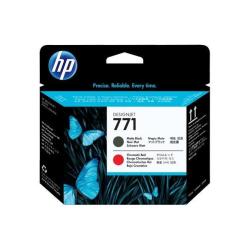 HP 771 Γνήσιο Πακέτο 2 Μελανιών Εκτυπωτή InkJet Matte Μαύρο / Κόκκινο (CE017A)