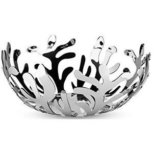 Alessi Φρουτιέρα Μεταλλική Γκρι 25x25x9εκ.