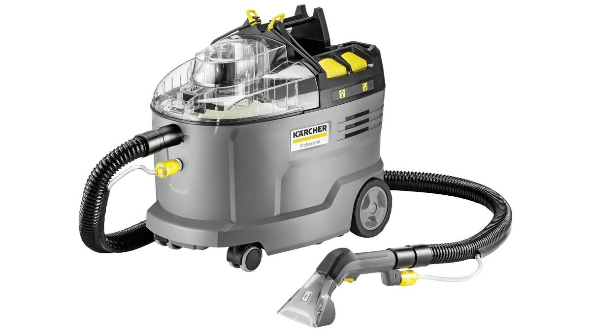 Karcher Puzzi 9/1 Bp Επαναφορτιζόμενη Σκούπα Υγρών / Στερεών Χωρίς Φορτιστή και Μπαταρία με Πλαστικό Κάδο 9lt