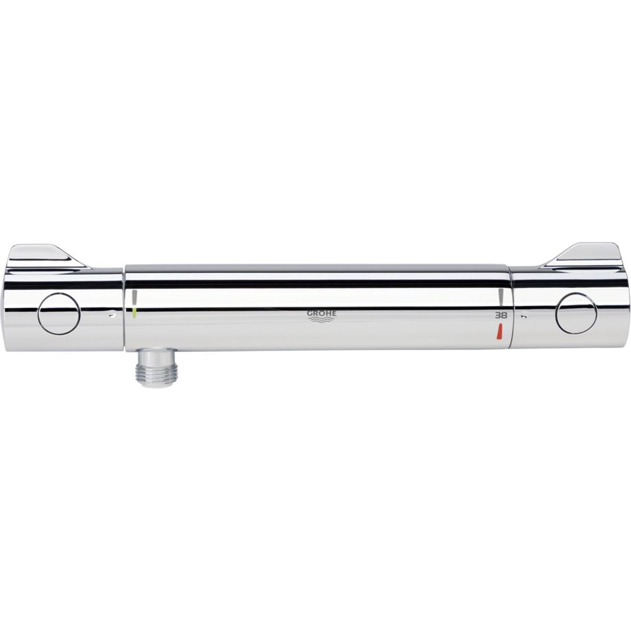 Grohe Grohtherm 800 Μπαταρία Ντουζιέρας Θερμοστατική Ασημί Κωδικός: 34558000 - Image 2