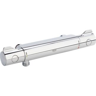 Grohe Grohtherm 800 Μπαταρία Ντουζιέρας Θερμοστατική Ασημί Κωδικός: 34558000