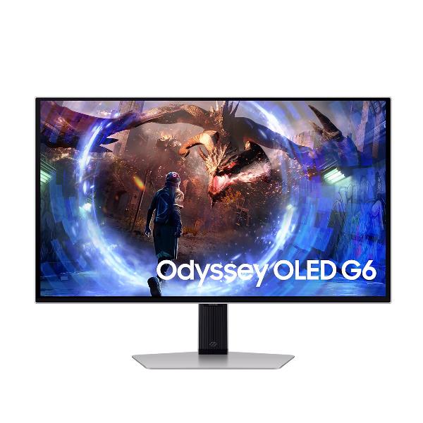 Samsung Odyssey G6 S27DG600EUX OLED HDR Monitor 27" QHD 2560x1440 360Hz με Χρόνο Απόκρισης 0.3ms GTG