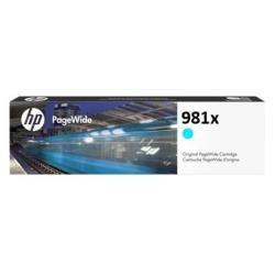 HP 981X Γνήσιο Μελάνι Εκτυπωτή InkJet Κυανό (L0R09A)