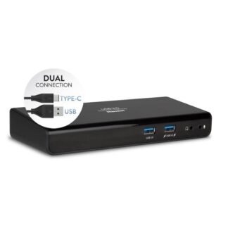 HDOCKS300TC - USB-C + 6USB+LAN+HDMI+DVI/VGA+AUDIO