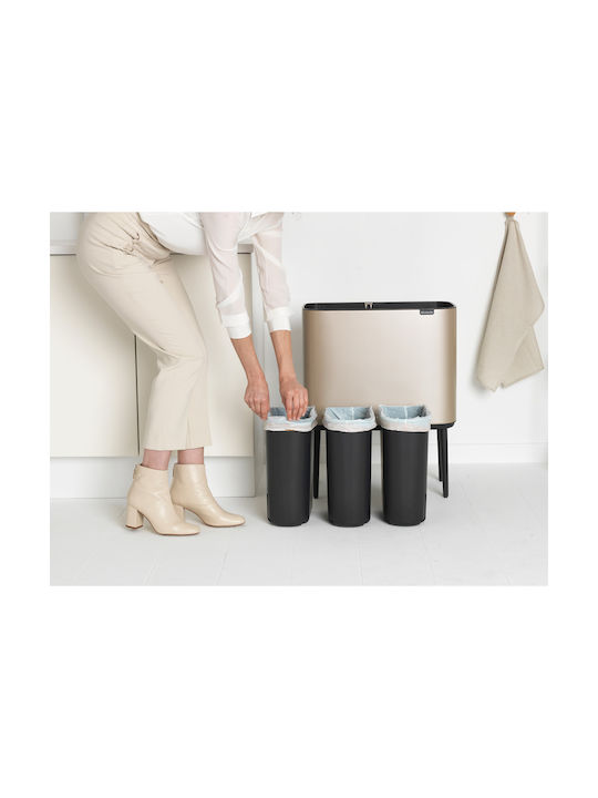 Brabantia Bo Κάδος Απορριμμάτων Champagne 33lt - Image 9