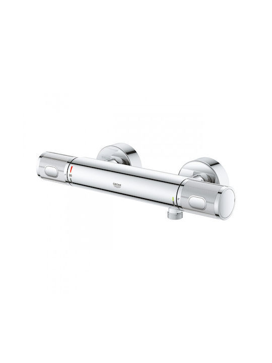 Grohe Grohtherm 1000 Performance Αναμεικτική Μπαταρία Ντουζιέρας Θερμοστατική Κωδικός: 34827000 - Image 2
