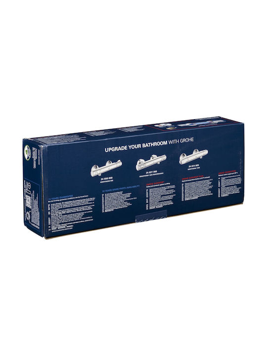 Grohe Grohtherm 1000 Performance Αναμεικτική Μπαταρία Ντουζιέρας Θερμοστατική Κωδικός: 34827000 - Image 8