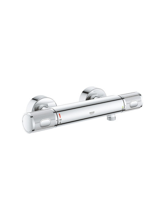 Grohe Grohtherm 1000 Performance Αναμεικτική Μπαταρία Ντουζιέρας Θερμοστατική Κωδικός: 34827000 - Image 4