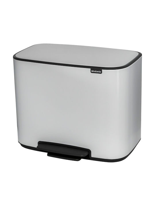 Brabantia Κάδος Απορριμμάτων Πλαστικός με Πεντάλ Λευκός 11lt - Image 3