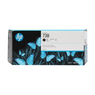 HP 738 Γνήσιο Μελάνι Εκτυπωτή InkJet Μαύρο (498N8A)